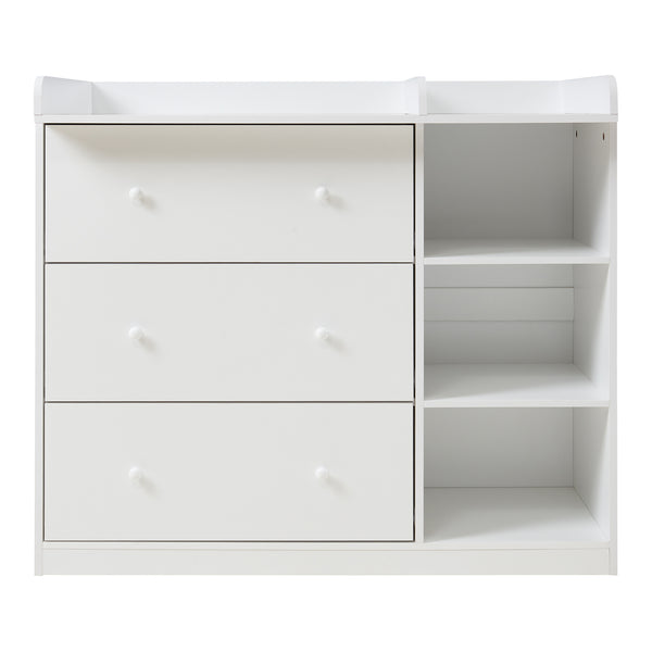 Wickelkommode Beldinupp mit Wickelaufsatz [en.casa]