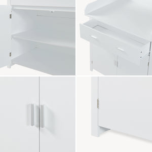 Wickelkommode Starler mit abnehmbarer Wickelauflage [en.casa]