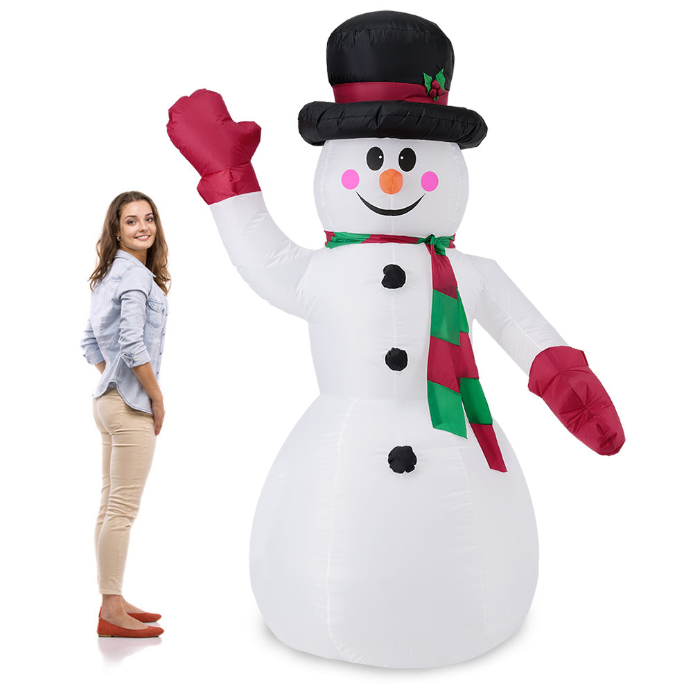 Riesige Aufblasbare Weihnachtsfiguren mit LED-Beleuchtung [en.casa]