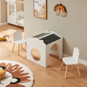 Zeichentisch für Kinder Romso Kindertischset mit 2 Stühlen [en.casa]