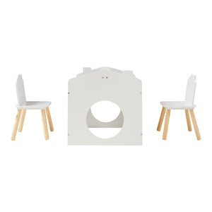 Zeichentisch für Kinder Romso Kindertischset mit 2 Stühlen [en.casa]