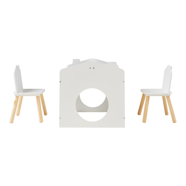 Zeichentisch für Kinder Romso Kindertischset mit 2 Stühlen [en.casa]