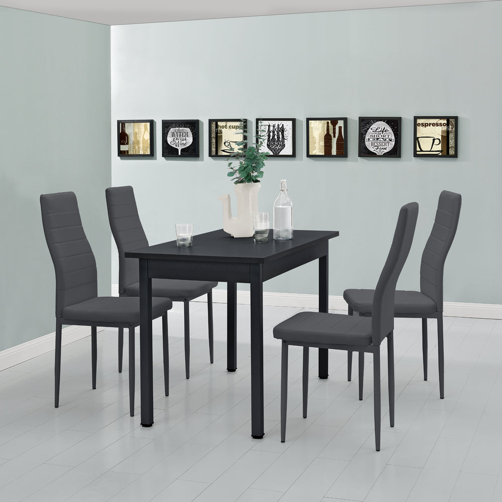 Essgruppe Jørpeland (Set, 5 - tlg) 120x60 cm versch. Farben [en.casa] - premiumXL