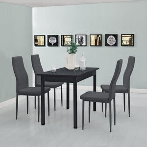 Essgruppe Jørpeland (Set, 5-tlg) 120x60 cm versch. Farben [en.casa]