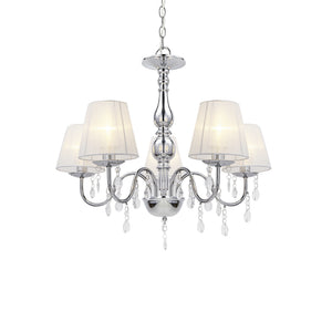 Kronleuchter Isabell 5 - flammig Chrom lux.pro - premiumXL