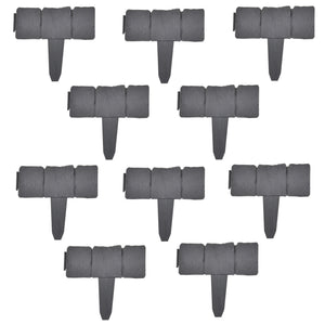 Palisaden Hellín Grau mit Steinoptik [casa.pro]